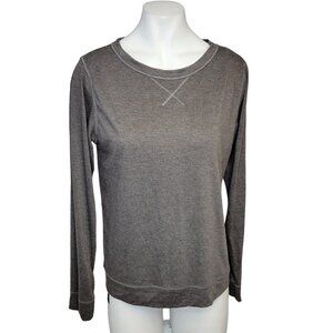 Calvin Klein  Marled Gray Long Sleeve Top